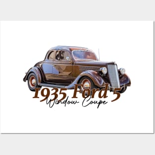 1935 Ford 5 Window Coupe Posters and Art
